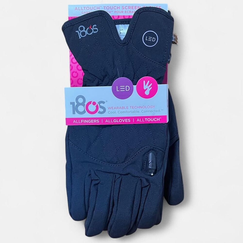180s Women's Black Gloves
